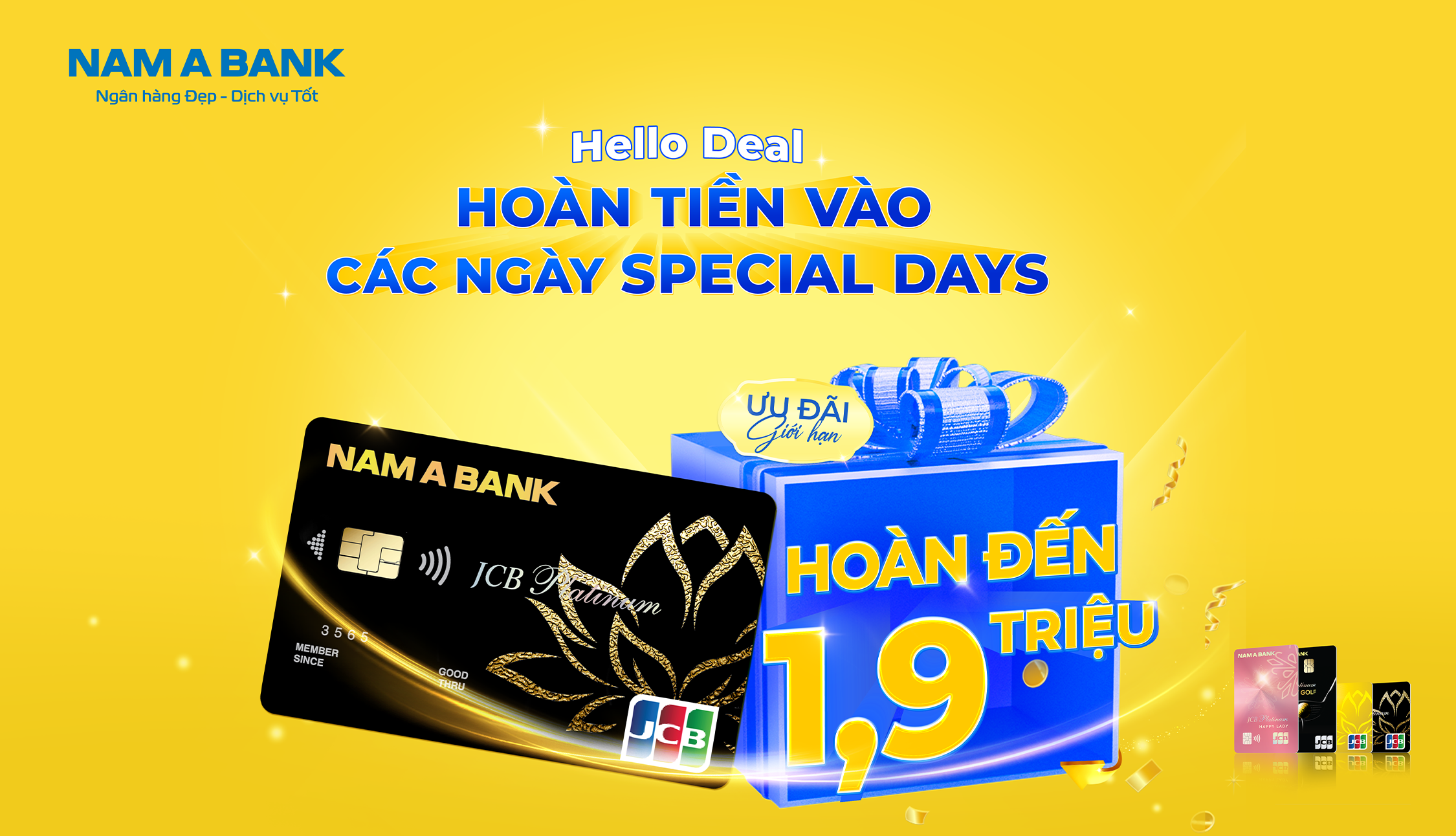HELLO DEAL - HOÀN TIỀN VÀO CÁC NGÀY SPECIAL DAYS