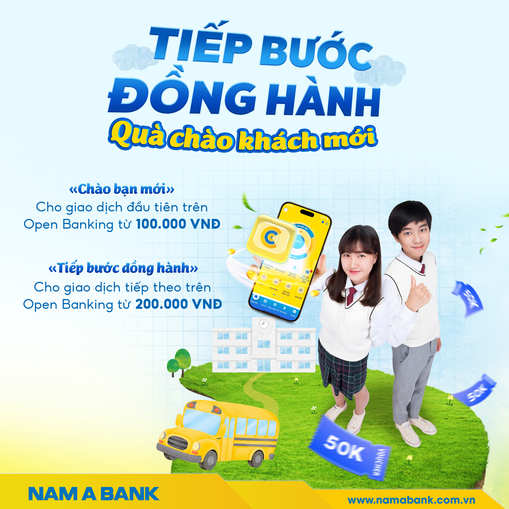 Tiếp bước đồng hành – Quà chào khách mới