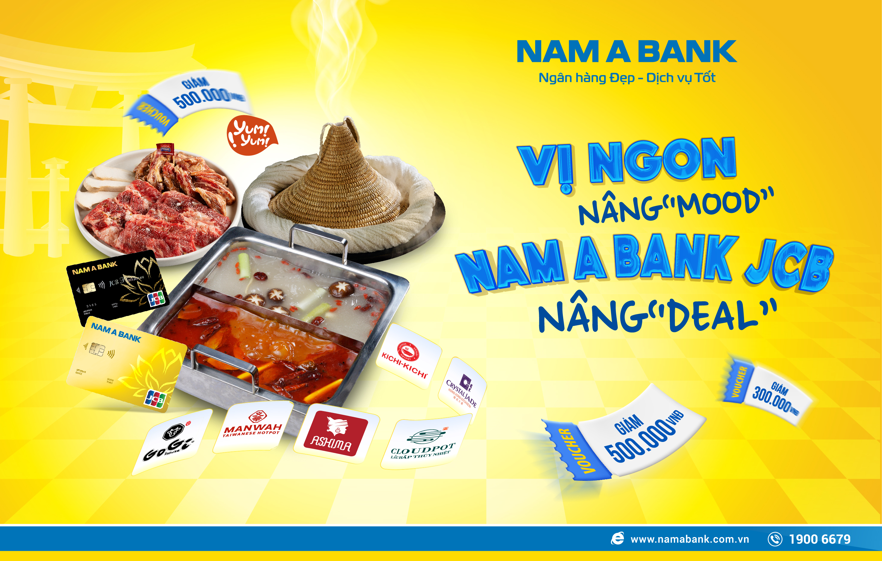 VỊ NGON NÂNG MOOD, NAM A BANK NÂNG DEAL CÙNG GOLDEN GATE